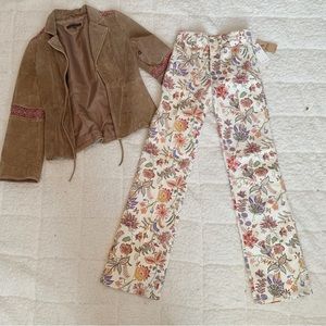 Polo Ralph Lauren Floral-Print Jenn Flare Jean